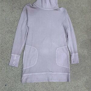 Athleta Soft Lavender Turtleneck Sweater